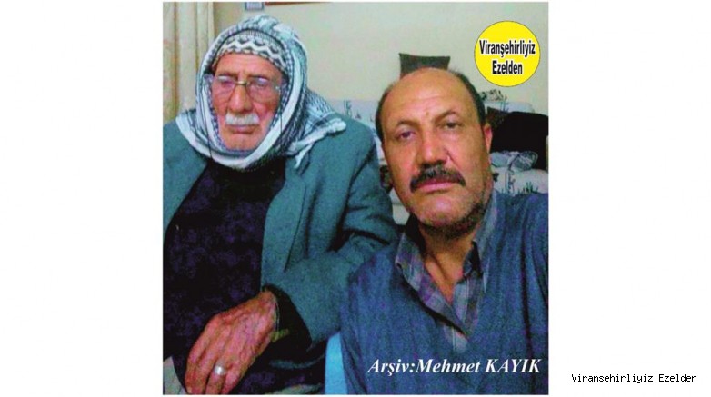 Viranşehir’de Hüseyin Emmi olarak Tanınan Değerli İnsan Hüseyin(Hüseyin Yarbay) Caymak ve Oğlu Yusuf Caymak