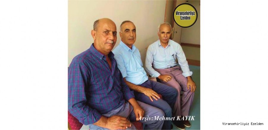 Viranşehir’de İlçe Milli Eğitim Müdürlüğü Bünyesinde Yıllarca Görev yapmış, Emekli Müdür Mahmut Turgut, Memurlar, Hikmet Ağırtmış ve Hüseyin Yaver