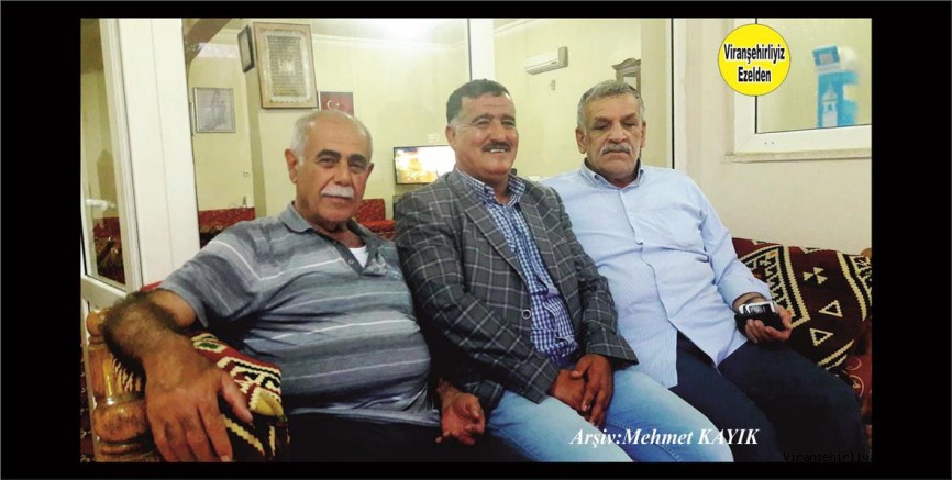 Viranşehir’de Kanaat Önderi olan Nezir Öztop, Esnaf Hamit Kınalı ve Ahmet Ender