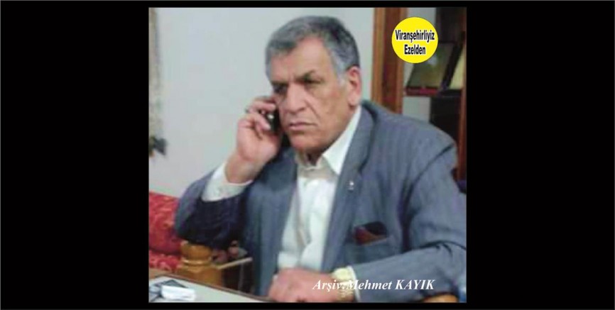  Viranşehir’de Kanaat Önderi ve Dava Adamı olan Nezir Öztop