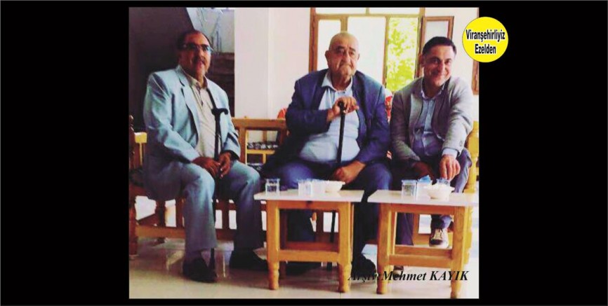 Viranşehir’de Koko Dayı(Abit Bayoğlu) Lakabıyla tanınan Abdulkadir Bayoğlu, Rağıp Burç ve Fethi Tek