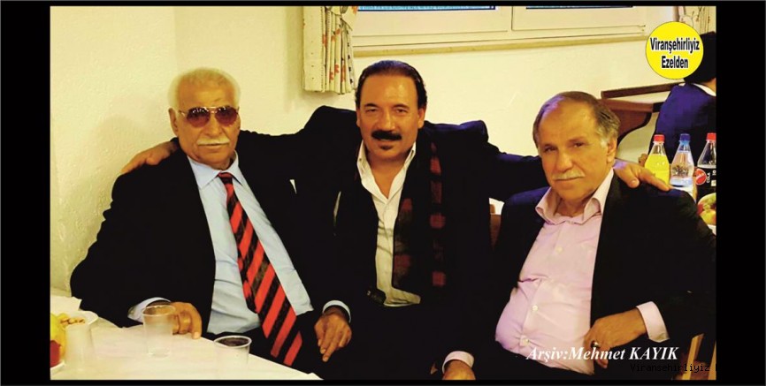Viranşehir’de Mahmude Arus olarak tanınan Mahmut Seyrek, Mehmet Seyrek ve Sanatçı Şehmus Ateş