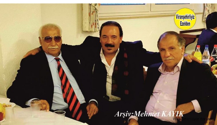 Viranşehir’de Mahmude Arus olarak tanınan Mahmut Seyrek, Ses Sanatçısı Şehmus Ateş ve Mehmet Seyrek