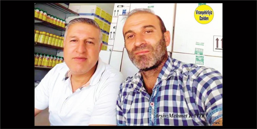 Viranşehir’de Metin Tarım Firmasında Yıllarca Birlikte Görev Yapmış, Remzi Akmeşe ve Personeli Şahin Yıldız