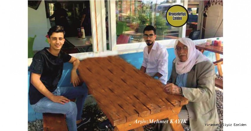 Viranşehir’de Muhemmedê Rêş olarak tanınan, Mehmet Sapan İle Antalya’da Yaşayan Torunları Ahmet Gezme ve Ömer Gezme