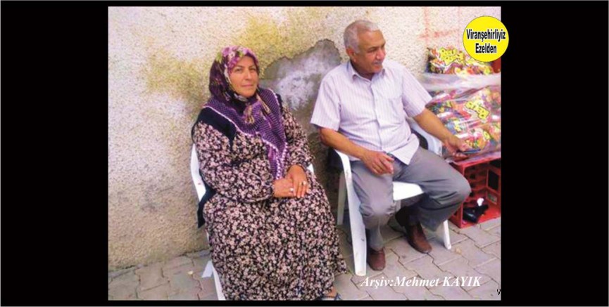 Viranşehir’de Öğretmenlik Yapmış, Sevilen İnsan Emekli Öğretmen Mehmet Erduran(Hacı Baba) ve Eşi Hasret Erduran