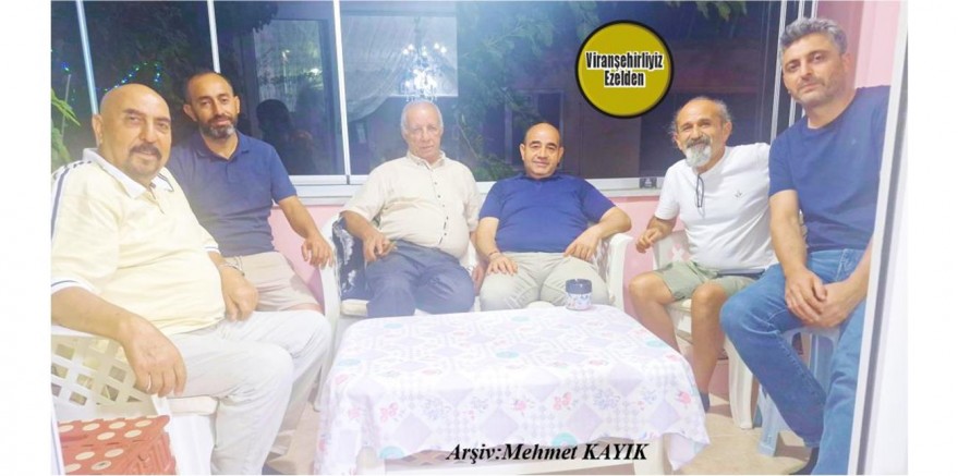 Viranşehir’de Okul Müdürü Olarak Görev Yapmış, Sevilen İnsan Emekli Öğretmen Ahmet Sert, Eniştesi Emekli Öğretmen Kemal Kunt