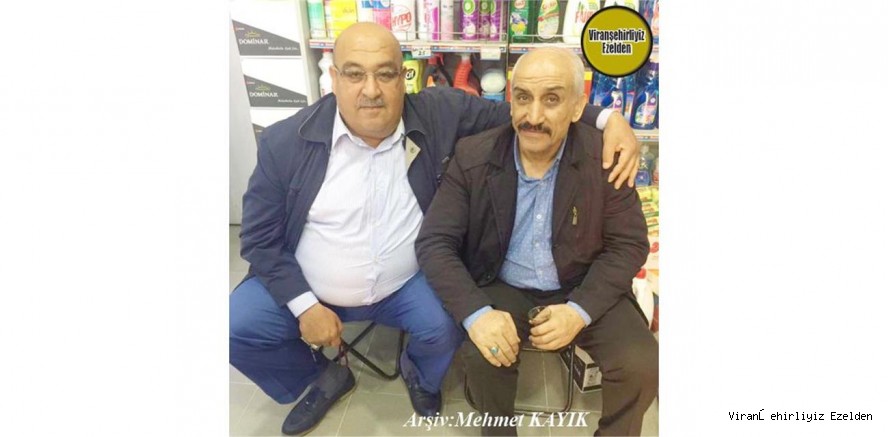 Viranşehir’de Okulda Yıllarca Müdürlük yapmış, Emekli Öğretmen Abdulkadir Kaydı ve Arkadaşı Merhum Mehmet Ali Kodan