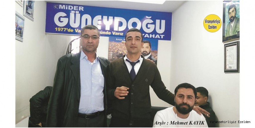 Viranşehir’de Otobüs Sektöründe çok sevilen Güzel İnsan Hacı Kasım Durmuş, oğlu Şeyhmus Durmuş ve Arkadaşı