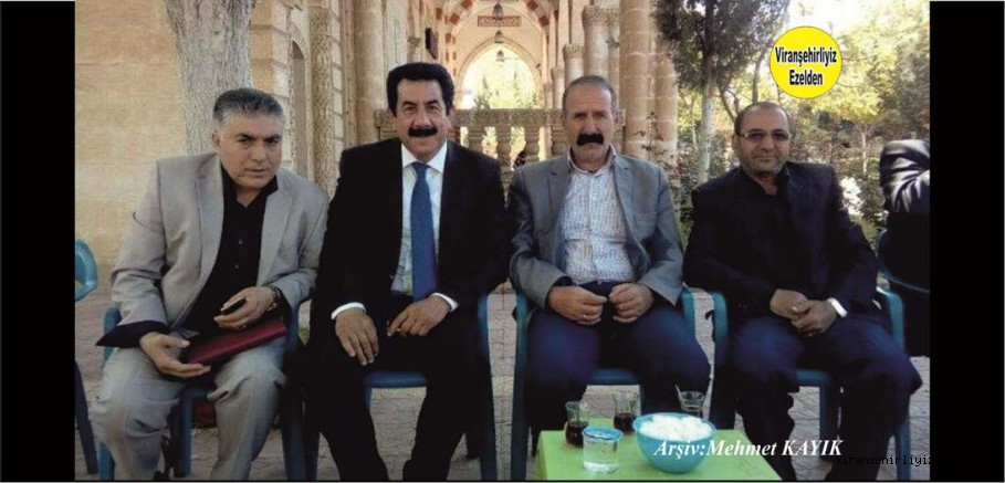 Viranşehir’de Pala Ekrem olarak tanınan Ekrem Güngör, Nezir Yılmaz, Mehmet Kapan ve Sanatçı Halil Tanyıldız