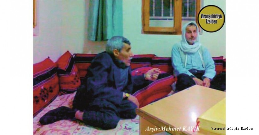Viranşehir’de Ramazan Hoca olarak tanınan Merhum Hacı Ramazan Özlü ve Arkadaşı Hacı Eyyüb Bayram