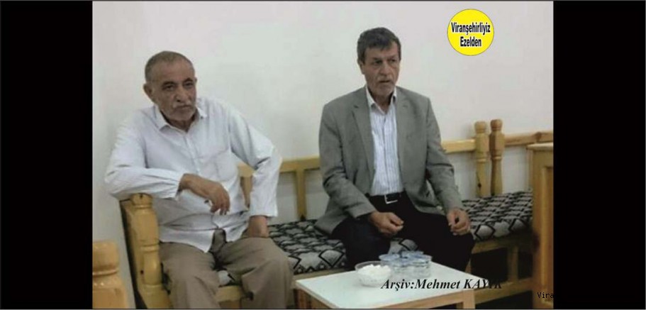 Viranşehir’de Sabri Imyana olarak tanınan, Sevilen İnsan Merhum Hacı Sabri Bayram ve Arkadaşı Hacı Mustafa Palmanak(Hacı Mısto Palmanak)