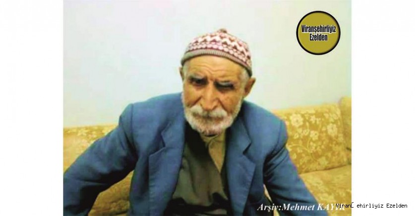 Viranşehir’de Salıhê Sımmo olarak tanınan, Sevilen İnsan Merhum Salih Aslandağ