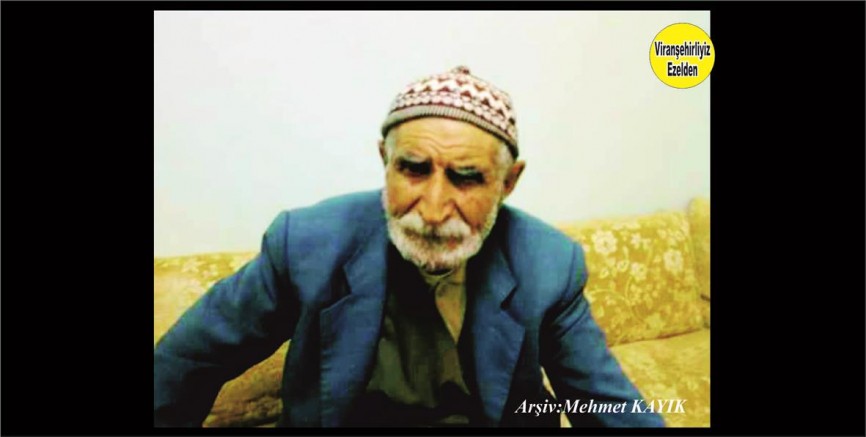 Viranşehir’de Salihe Sımmo Olarak tanınan Eski Celepçilerden Merhum Salih Aslandağ