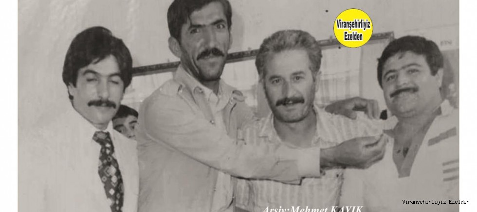 Viranşehir’de Sembol Olmuş, Baba Recco olarak tanınan Merhum Recco Açık, Merhum Hacı Garip(Tekke Mah. Eski Muhtarı) Oğuz, Zeki Dursun ve Arkadaşı