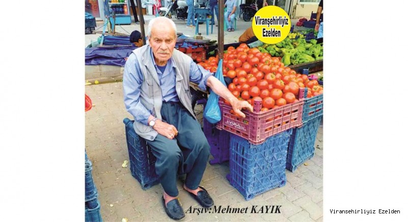 Viranşehir’de Semt Pazarı Esnaflarımızdan olan Celal Gezen