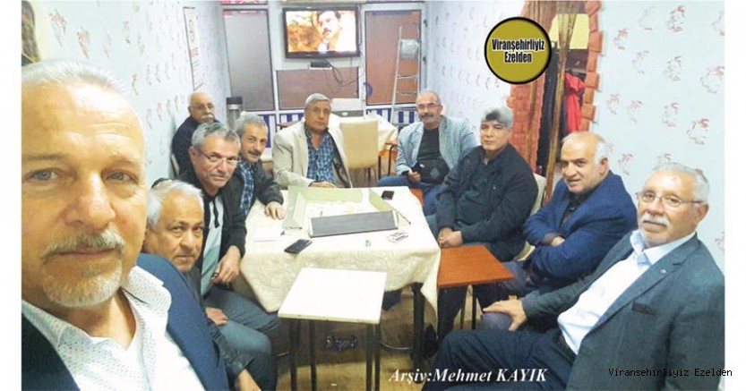 Viranşehir’de Sevilen Değerlerimizden Bir Araya gelmiş, Ekrem Çuvanlıoğlu, Naif Ekinci, İlhan Yılnur, Sıraç Başkurt, Mehmet Büyükturan