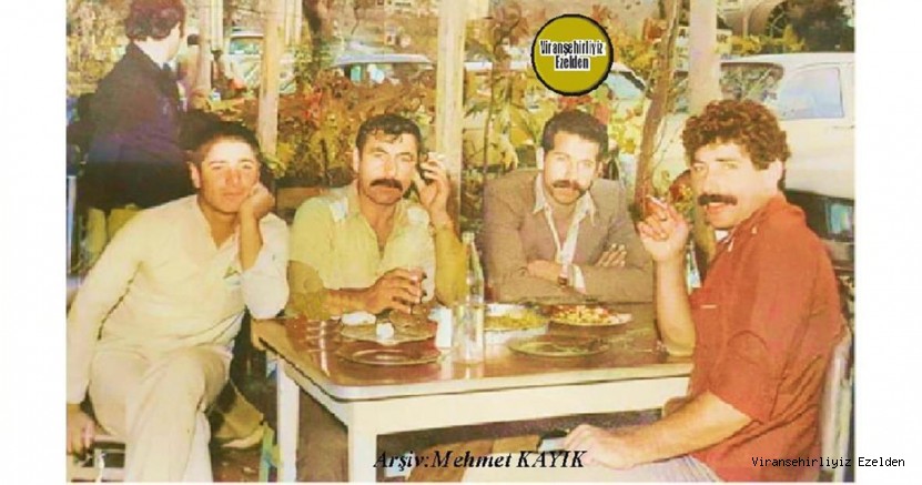 Viranşehir’de Sevilen Değerlerimizden olan, İsa Misafirci, Adnan Kuran, Merhum Halef Divanlı ve Arkadaşı