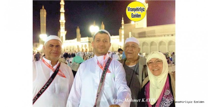 Viranşehir’de Sevilen Değerlerimizden olan Merhum Fikret Öztop, Eşi Hayriye Öztop, Oğlu Ferhat Öztop ve Emekli Polis Memuru Ali Uçar