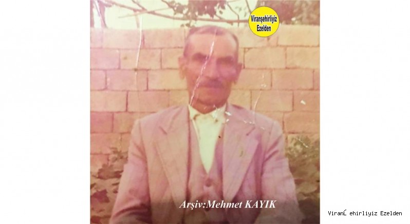 Viranşehir’de Sevilen Değerlerimizden olan, Merhum Sefer Sağır