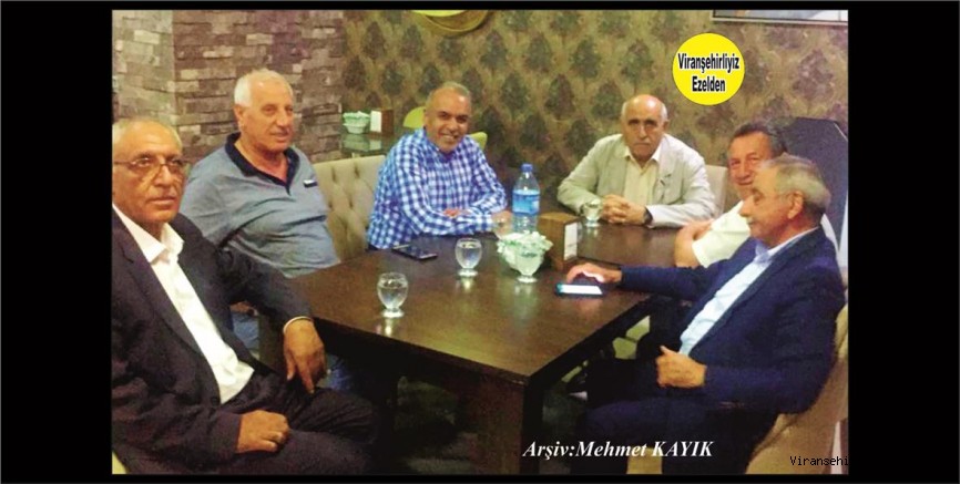Viranşehir’de Sevilen Sayılan Dava Adamı, Kanaat Önderi Av. Mehmet Münir Öztürk, Haşım Anlı, Şeyhmus Göl, Abdulhalim Tepret, Abdulkerim Etli ve Ali Kuran