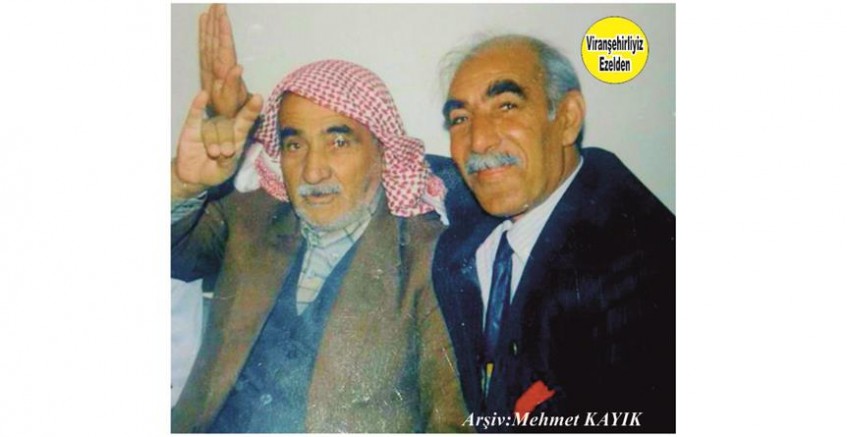 Viranşehir’de Sevilen, Sayılan Kanaat Önderlerimizden Olan, İki Değerli İnsan, Hıdrekan Aşireti Lideri Merhum Hacı Ahmet Kaya(Ahmedê Mezzîn) ve Merhum İsmet Özkan(İsmetê Şeyhê Berho)