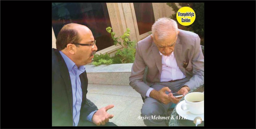 Viranşehir’de Sevilen, Sayılan Kanaat Önderlerimizden Olan, Eski Milletvekili Ahmet Türk ve Şeyh Mustafa Azamlı