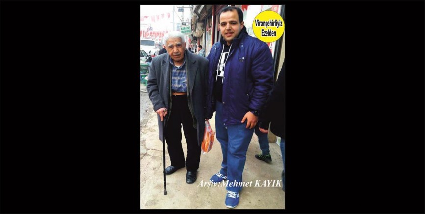 Viranşehir’de Şeyh Cuma olarak tanınan sevilen, sayılan değerli güzel insan Şeyh Cuma İnan ve Mehmet Ali Özaslan