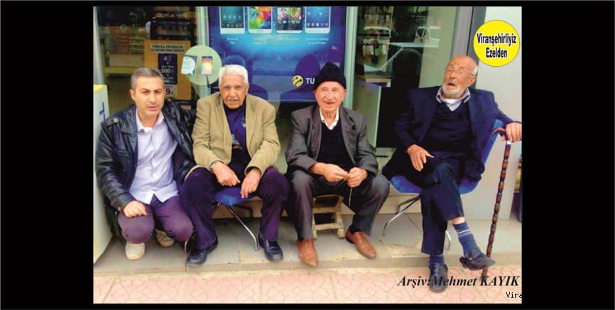 Viranşehir’de Şeyh Cuma Olarak tanınan Şeyh Cuma İnan, Merhum Davut Bayraktar Merhum Garip Oğuz ve Faysal Oğuz