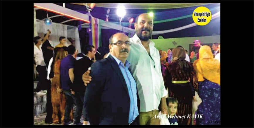 Viranşehir’de Şeyh Mustafa olarak tanınan Mustafa Azamlı ve Ahmet Topkan