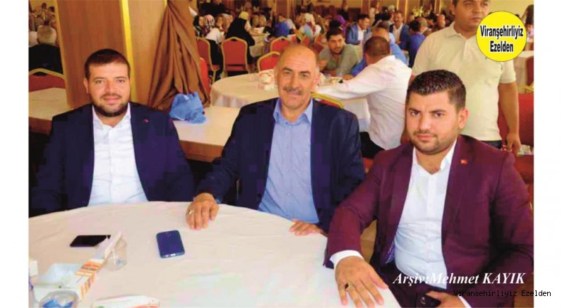 Viranşehir’de Siyasete çok emek vermiş İbrahim Gelin, Aslan Yüksel ve Arkadaşı