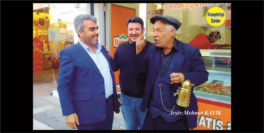 Viranşehir’de Tanınmış Usta Mırracı Ahmet Barik(Karadayı), Ak Parti İlçe Başkanı ali Tekin ve Tedaş Şefi Hamit Eren