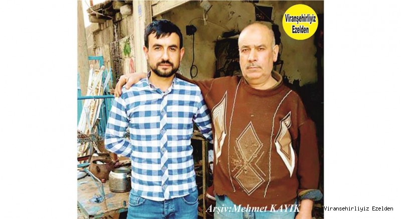 Viranşehir’de Usta Kaynakçı Esnaflarımızdan Ali Usta olarak tanınan Ali Taşçı ve Terzi Ustası Mustafa Dişçi