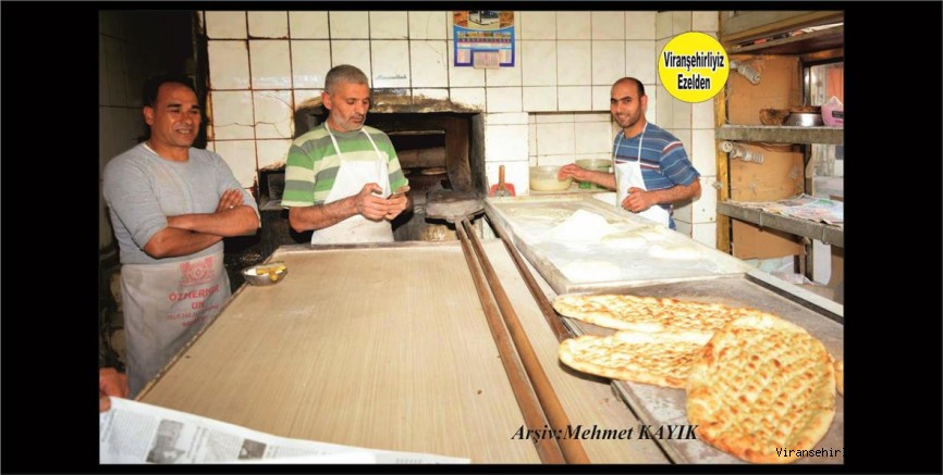 Viranşehir’de Uzun Yıllardır Fırıncılık yapan, Mehmet Can Kaçan, İsmet Yüksek ve Hüseyin Mutlu