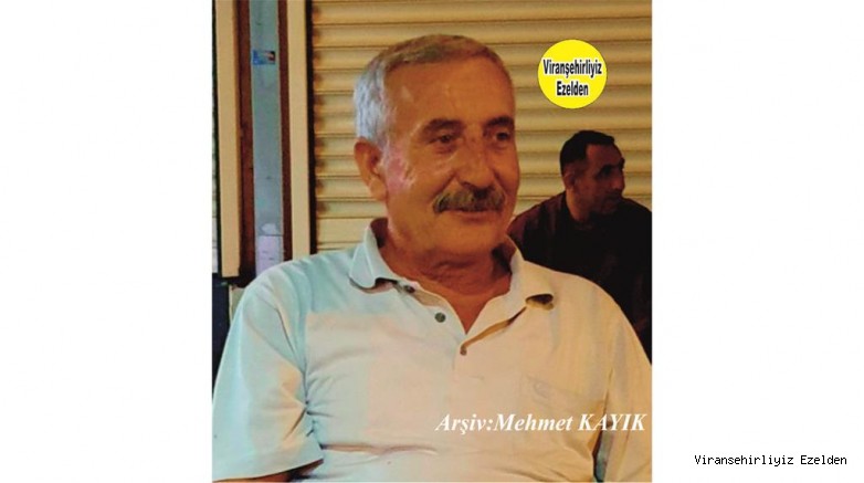 Viranşehir’de Uzun Yıllardır İnşaat Ustası olarak hizmet vermiş, Sevilen İnsan Ahmet Çelik