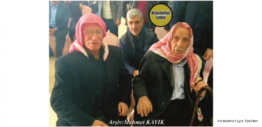 Viranşehir’de yakın zamanda vefat etmiş, Merhum Süleyman Etli, Oğlu Mustafa Etli ve Akrabası Şeyhmus Direk