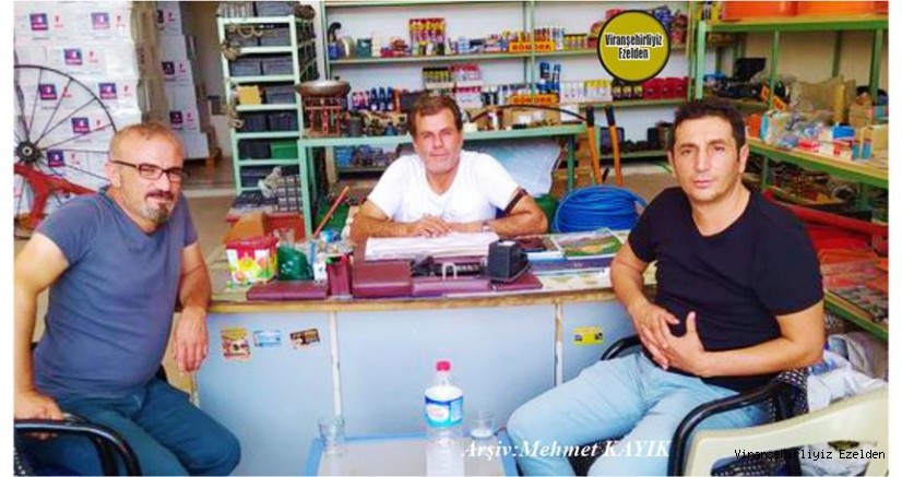 Viranşehir’de Yedek Parça Sektöründe Yıllarca Esnaflık yapmış, Hasip Bekler, Arkadaşları, Milan(Halil) Kaya ve Cengiz Kılınç