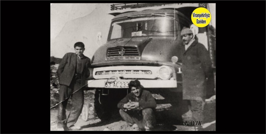 Viranşehir’de Yetişmiş en Usta Şoförlerinden olan  Ahmet Turan(Köran- Fakir Ahmet), Mahmut Selce ve Celal Yaman