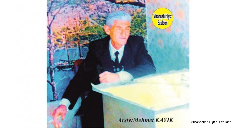 Viranşehir’de Yıllarca Arzuhalcılık yapmış, Sevilen İnsan Merhum Muhyeddin Akdoğan