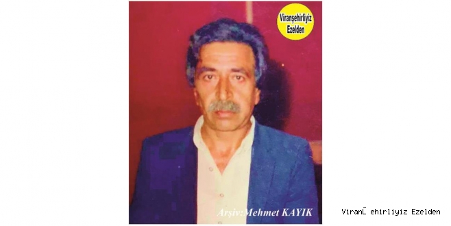 Viranşehir’de Yıllarca Badana - Boyacılık ve Müzik Sektöründe Hizmetler yapmış, Sevilen Güzel İnsan Merhum Mehmet Karaca(Badanacı Mıho)