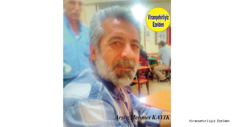 Viranşehir’de Yıllarca Bahçecilik yapmış, şimdi İstanbul’da yaşayan Davut Aksoy