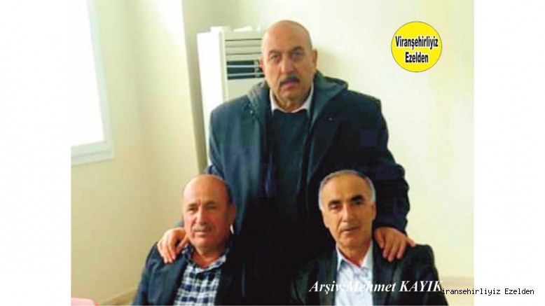 Viranşehir’de Yıllarca Bir çok Mevki ve Makamda Müdürlük Görevi üstlenmiş, Sevilen Öğretmenlerimizden olan, Ahmet Sert, Mahmut Turgut ile Nihat Gözen