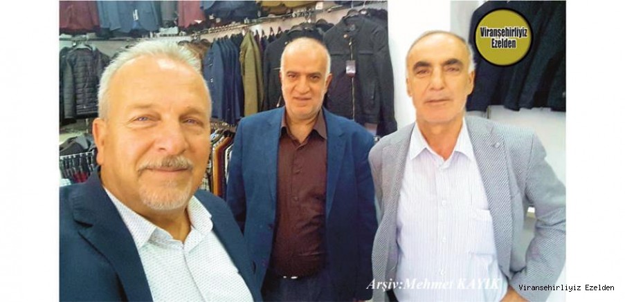  Viranşehir’de Yıllarca Birçok Kurumda Müdürlük yapmış, Sevilen Güzel İnsan Emekli Müdür Mahmut Turgut, Emekli Nüfus Memuru Sıraç Başkurt ve İlhan Yılnur