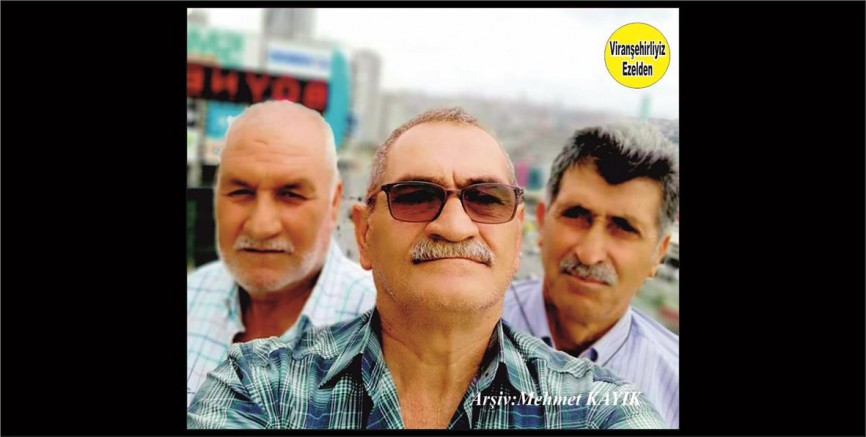 Viranşehir’de Yıllarca Birlikte Dostluk ve Arkadaşlık etmiş, şimdi İstanbul’da Biraraya gelen Mehmet Tatar, Hamza Tepeli ve Selahattin Çakar