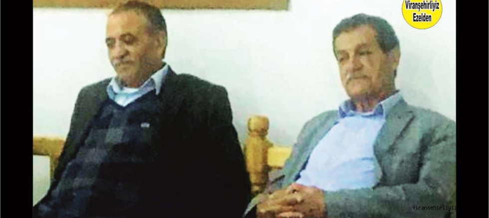 Viranşehir’de Yıllarca Çiftçilik yapmış, Sabri Imyana olarak tanınan, Sevilen İnsan Merhum Hacı Sabri Bayram ve Arkadaşı Hacı Mustafa Palmanak