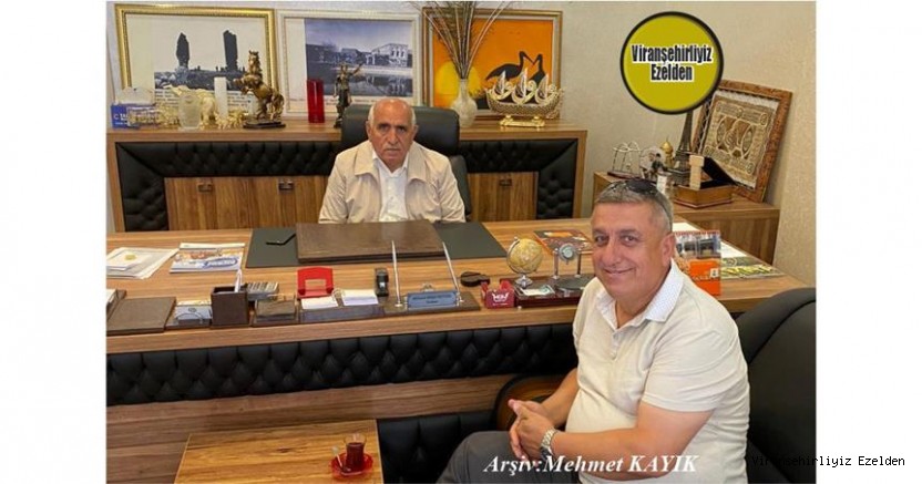 Viranşehir’de Yıllarca Dava Adamı ile Kanaat Önderliği yapmış, Sevilen, Sayılan Beyefendi İnsan Avukat Mehmet Münir Öztürk ve Misafiri Mehmet Adnan Ayaz