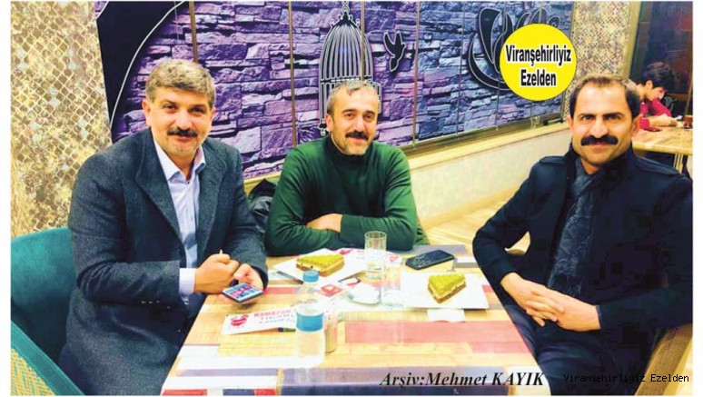Viranşehir’de Yıllarca Düğün Salonu İşletmeciliği yapmış, Mustafa Demirel, Arkadaşları Yalçın Aydoğan ve Abdulkadir Atmaca