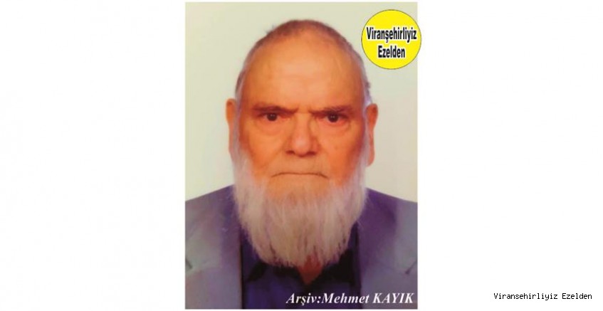 Viranşehir’de Yıllarca Dürüst Bir Şekilde Esnaflık yapmış, şimdi Mersin’da yaşayan Değerli İyi İnsan Hacı Ahmet Cemil Gezgör