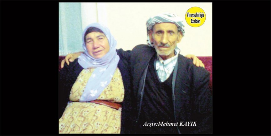 Viranşehir’de Yıllarca Duvar Ustalığı Yapmış, Sino Usta Olarak Tanınan, Merhum Sinan Basık ve Merhum Eşi Zeyni Basık