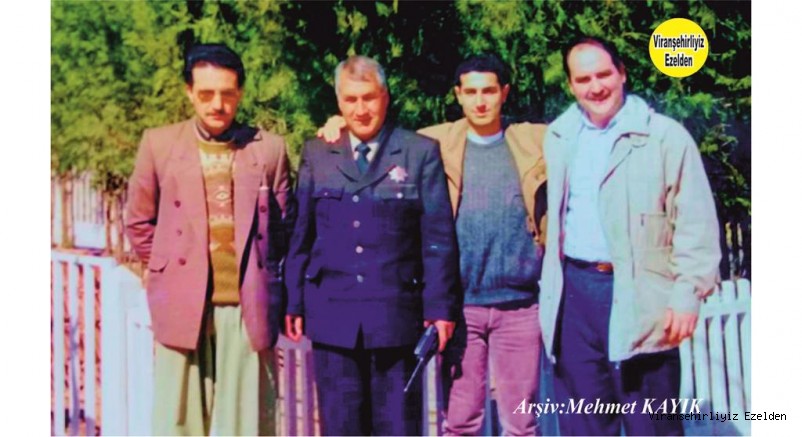 Viranşehir’de Yıllarca Emniyet Müdürlüğünde Görev yapmış, Sevilen İnsan Hamza Tepeli, Yeğenleri Mahmut Tepeli ve Veysi Tepeli